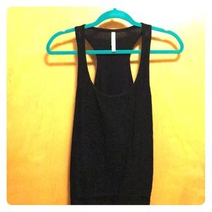 Black tank top with detail